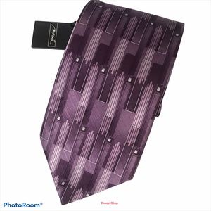 NWT Silk Tie 3 Shades of Purple Lavender Handmade by Antonia